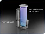 Pompe à chaleur sanitaire : PAC ECS 300 de CHAFFOTEAUX (Ariston Thermo Group)